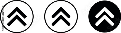 Swipe up, arrow up icon modern button for web or appstore design ilustration.
