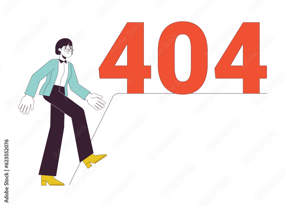 Lack of support in workplace error 404 flash message. Unsupportive work environment. Empty state ui design. Page not found popup cartoon image. Vector flat illustration concept on white background Lack of support in workplace error 404 flash message. Unsupportive work environment. Empty state ui design. Page not found popup cartoon image. Vector flat illustration concept on white background