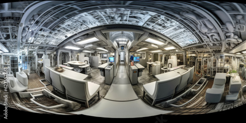 Interior of a laboratory - Generative AI