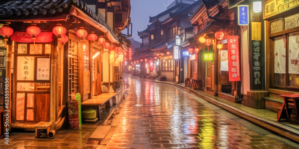 Fototapeta premium Seoul panoramic view - Generative AI