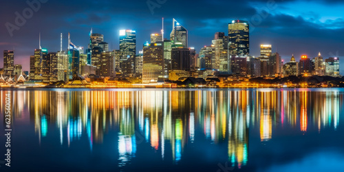Sydney panoramic view Australia - Generative AI