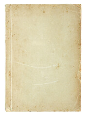 old book pages isolated with clipping path for mockup