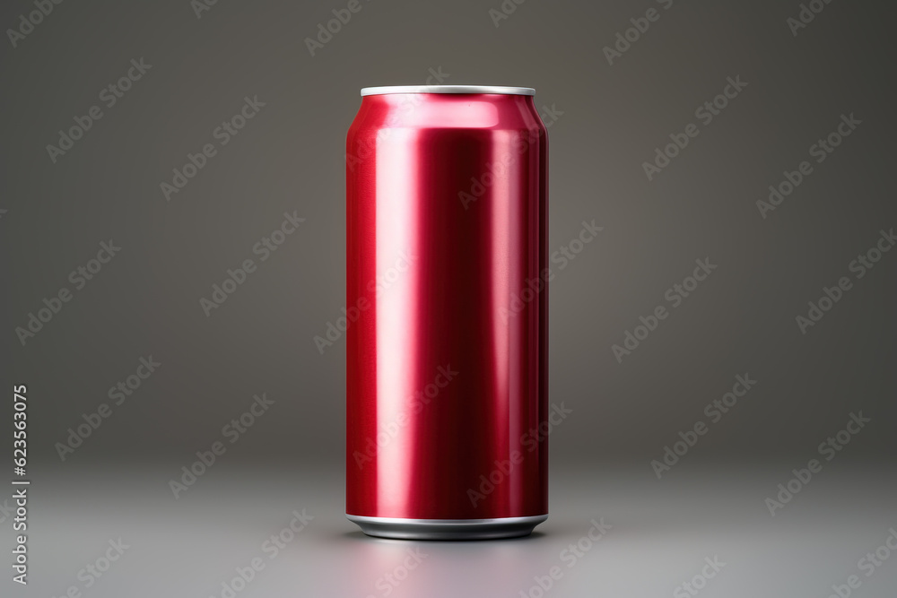 Blank soda can for mockup concept