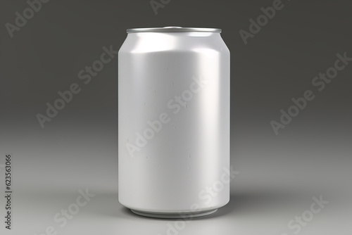 Blank soda can for mockup concept