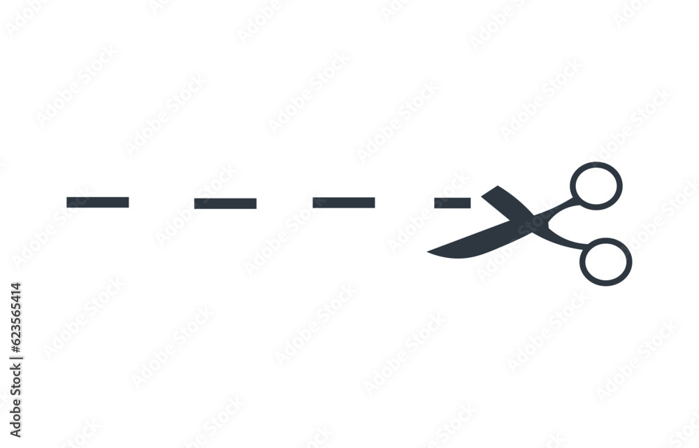 Cut Scissors Symbol. Cut Scissors Symbol.