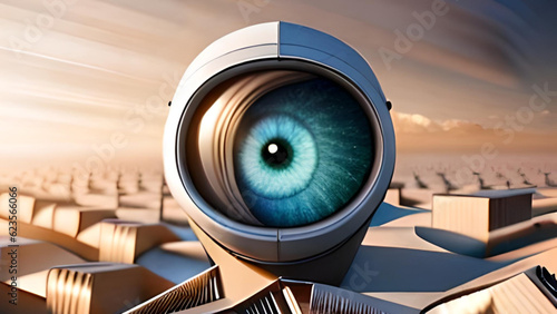robot eye

