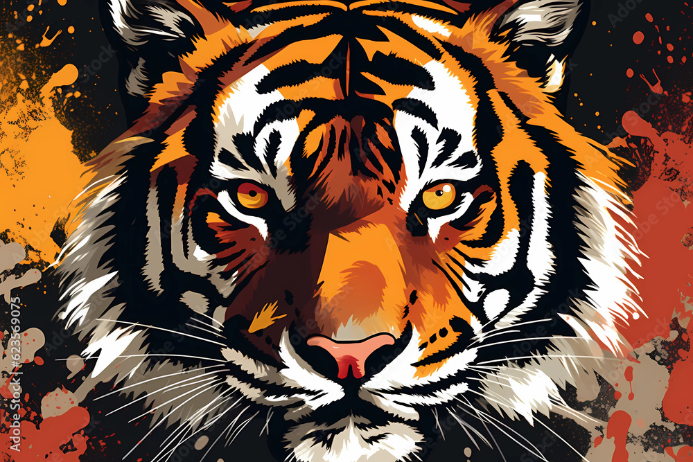 tiger head vector tiger head vector