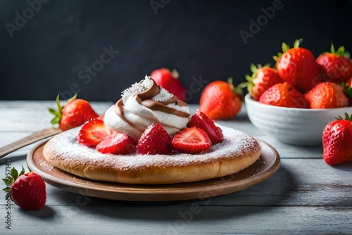 strawberry cheesecake with chocolate