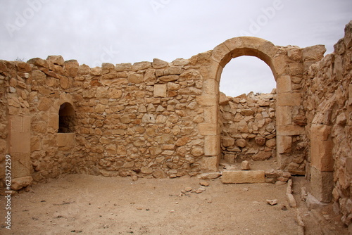 Ruins of an ancient city in the Negev desert
