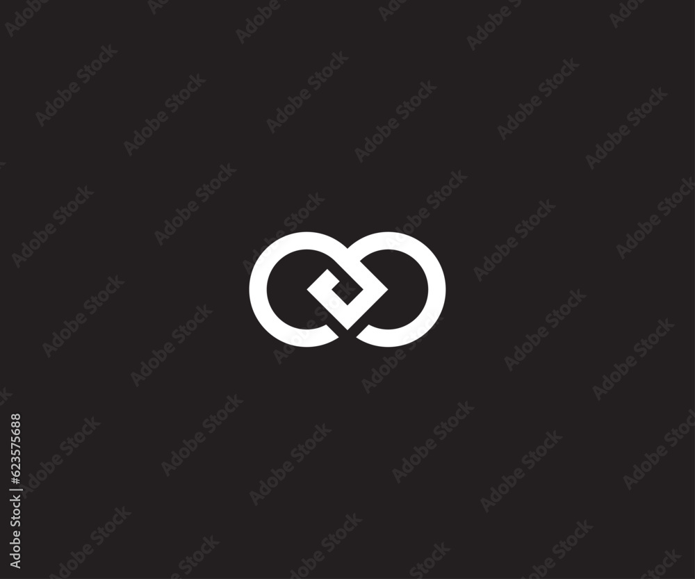 Infinity symbol limitless logo template Infinity symbol limitless logo template