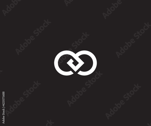 Infinity symbol limitless logo template