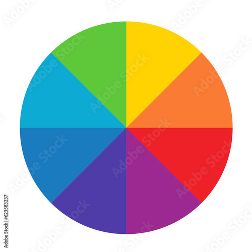 Color chart vector
