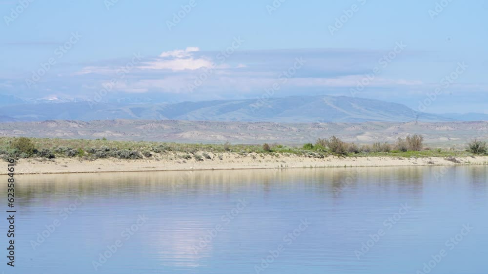 Flaming Gorge Reservoir in Northern Utah and Southern Wyoming. Flaming Gorge Reservoir in Northern Utah and Southern Wyoming.