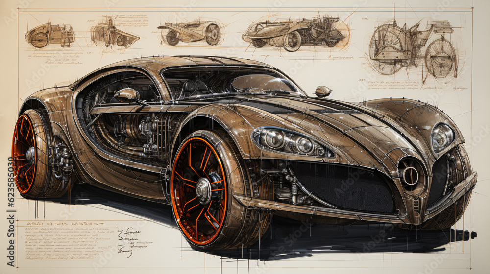 Leonardo's Revived Visions Melding Artistry and Velocity in Modern