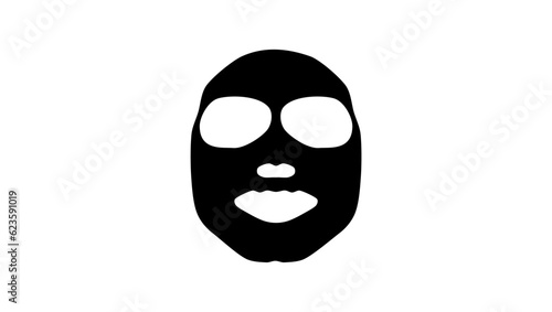 face Cleaning Mask silhouette