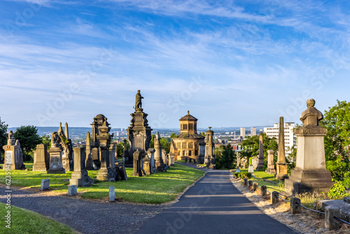 Schilderij op canvas The Glasgow Necropolis
