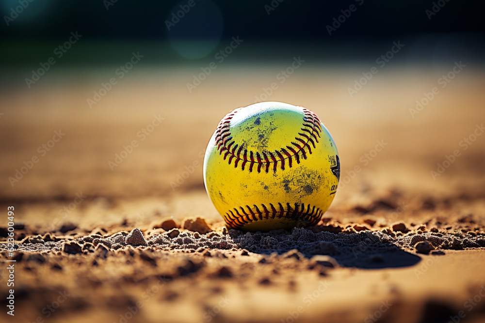 Softball Baseball. team sport with a ball, Fast pitch, Slow pitch, An