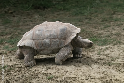 Wallpaper Mural A large wild turtle in nature Torontodigital.ca