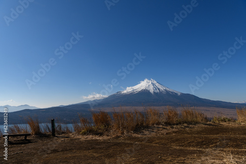 大平山からみた富士山