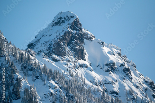 Wallpaper Mural snow covered mountains Torontodigital.ca