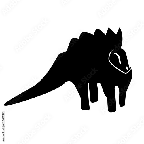 Dinosaur silhouette 