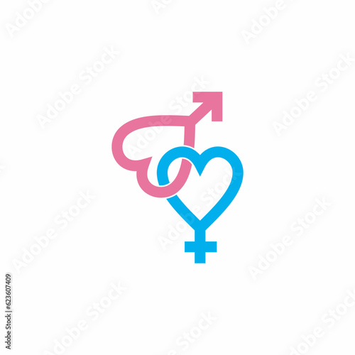 
Male and female gender icon, vector illustration female and male gender symbol design eps 10