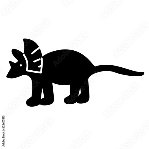 Dinosaur silhouette 