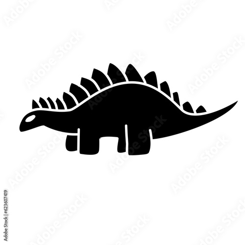 Dinosaur silhouette 