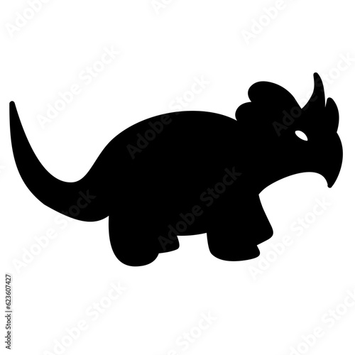 Dinosaur silhouette 