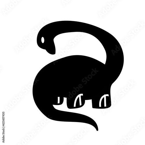 Dinosaur silhouette 