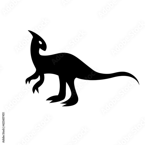 Dinosaur silhouette 