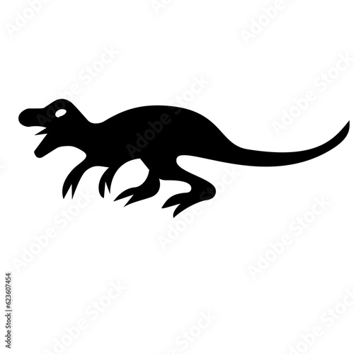 Dinosaur silhouette 
