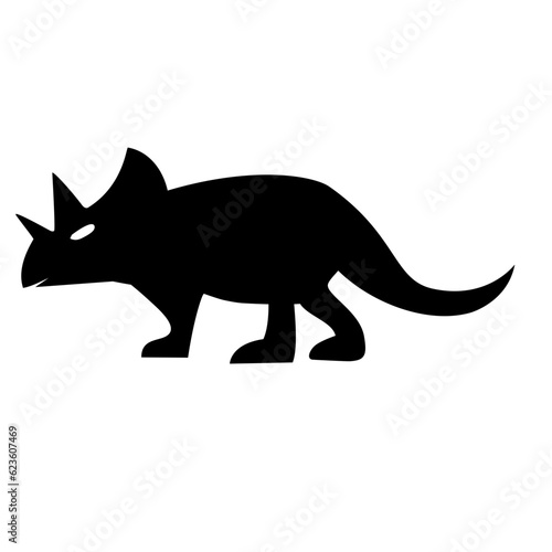 Dinosaur silhouette 