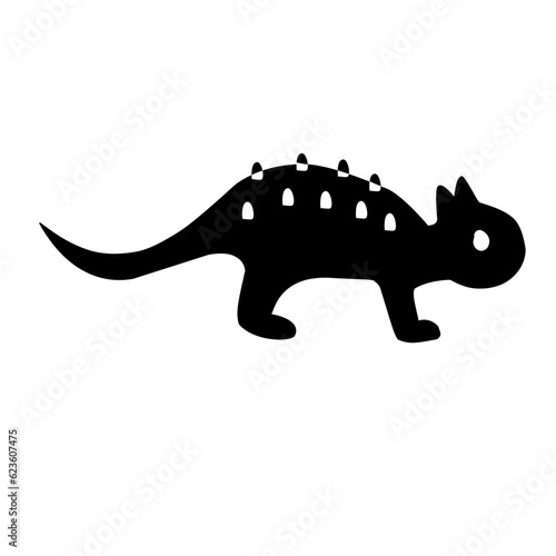 Dinosaur silhouette 