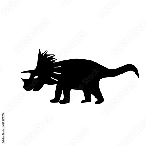 Dinosaur silhouette 