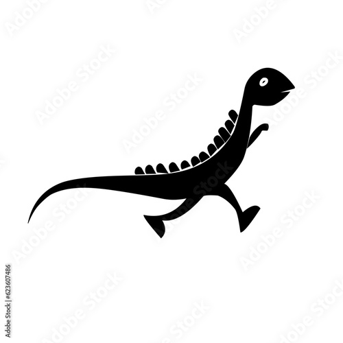 Dinosaur silhouette 