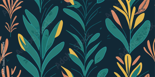 Exotic Floral Delight, Vector Illustration of Tropical Paradise Tulips