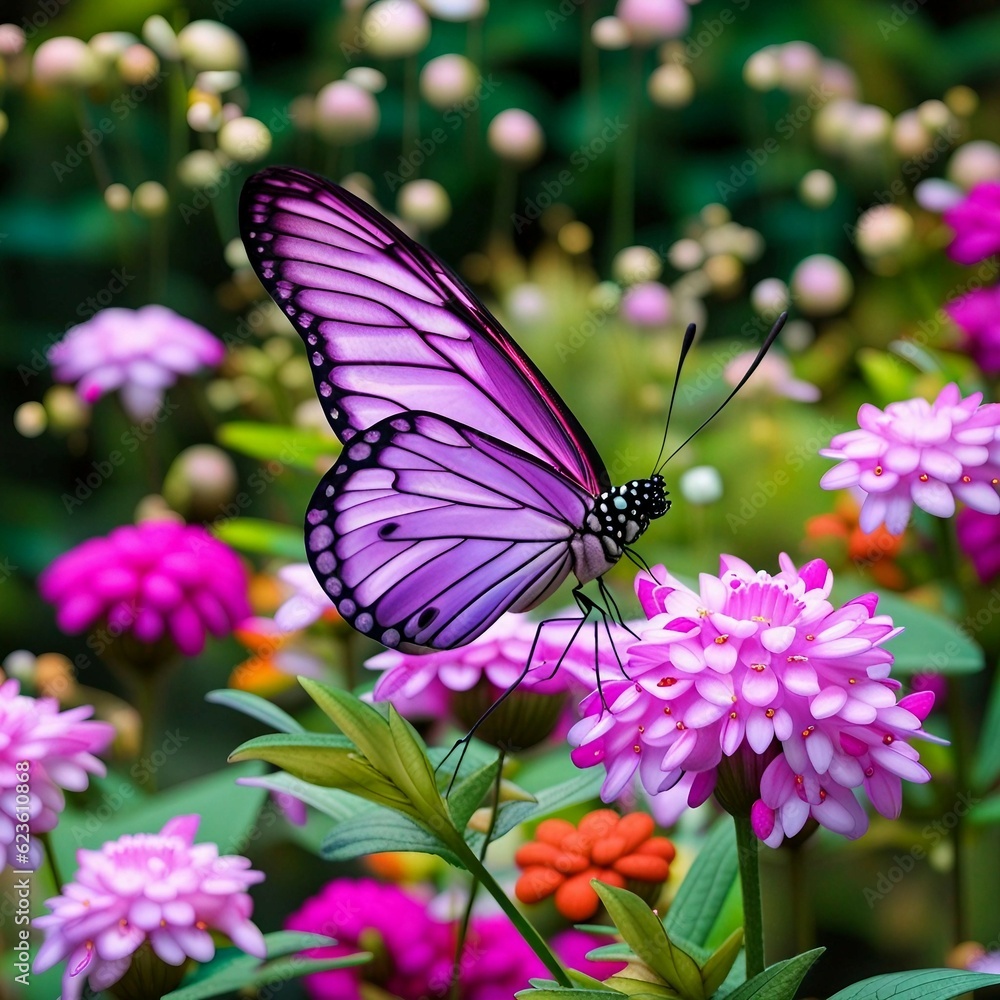 butterfly flower butterfly flower