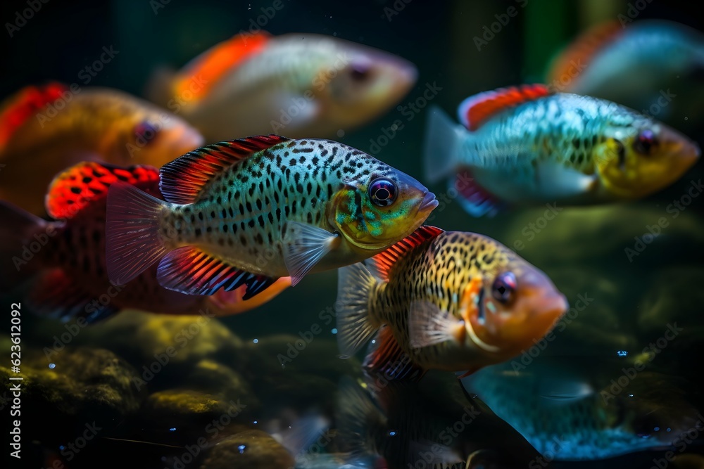 Fototapeta premium Colourful Fish 