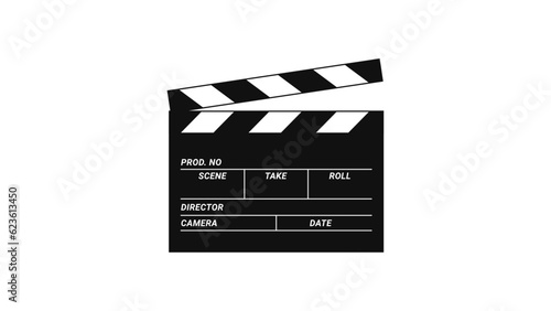 Clapper board vector illustration 