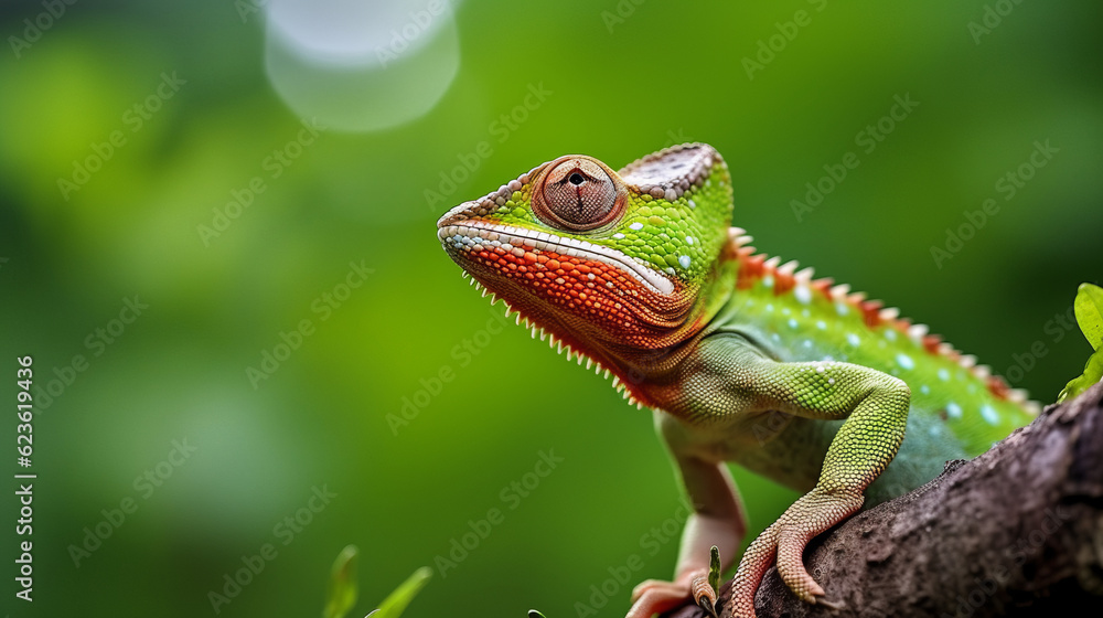 Fototapeta premium Chameleon « Generative AI, Generative, AI »