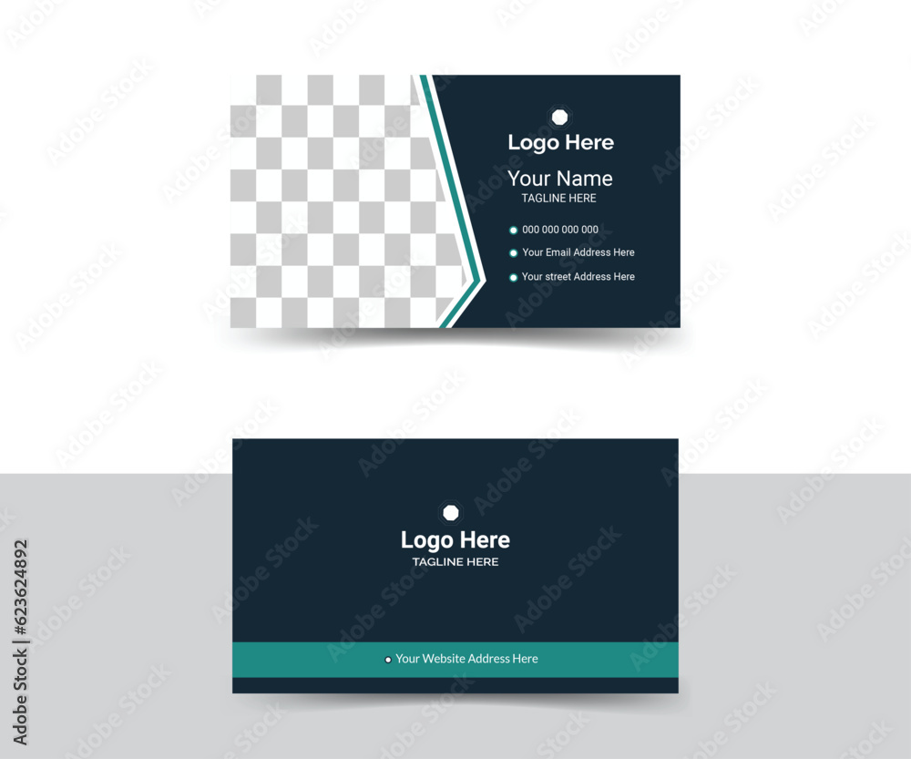 Creative and modern business card design template Creative and modern business card design template