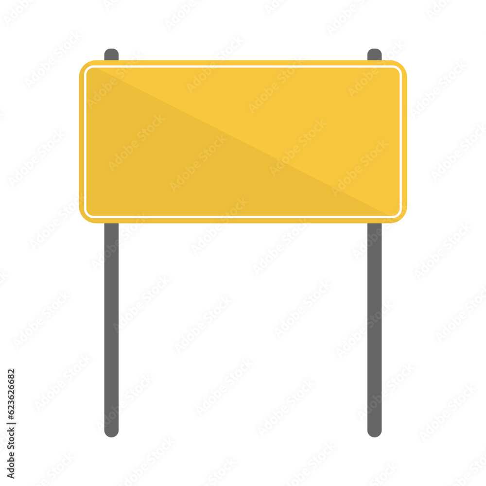 Obraz premium Blank Sign Vector