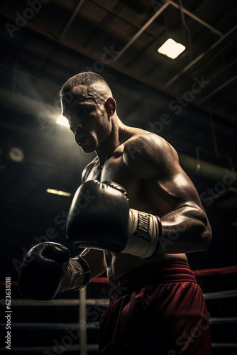 Underneath the Boxing Ring Lights - A Story of Strength and Determinity © Saran