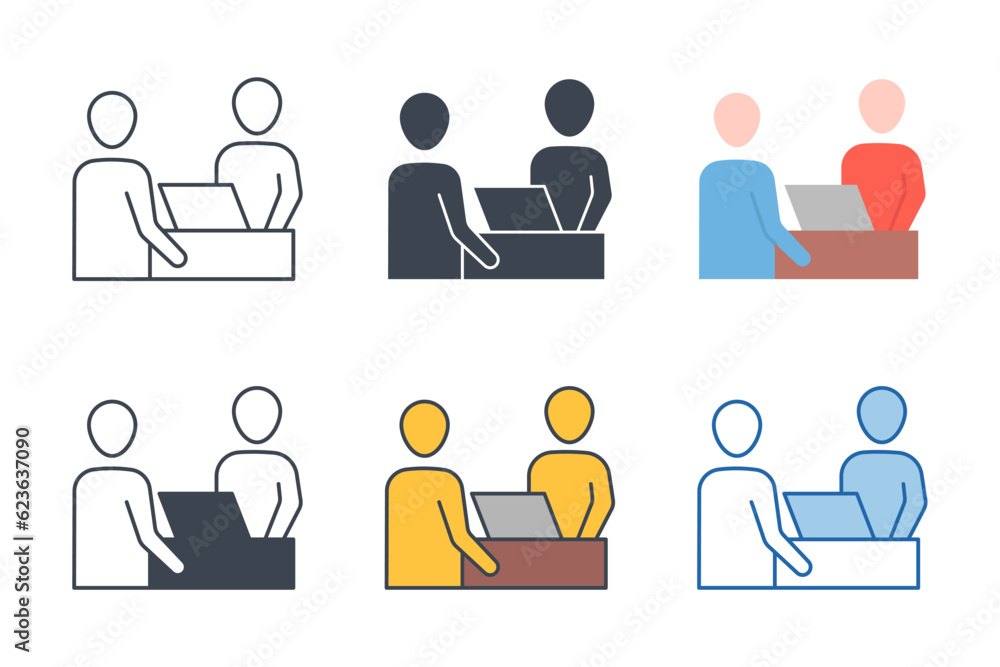 Interview Icon symbol template for graphic and web design collection logo vector illustration Interview Icon symbol template for graphic and web design collection logo vector illustration