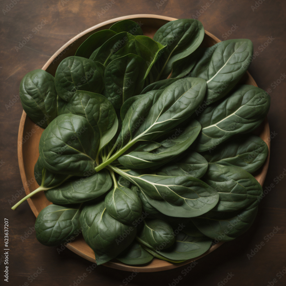 Obraz premium spinach leaves