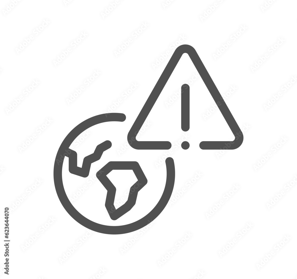Eco related icon outline and linear vector. Eco related icon outline and linear vector.