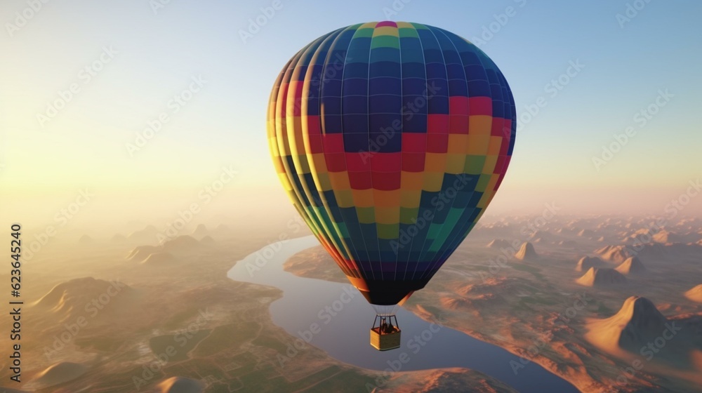 Obraz premium hot air balloon in the sky