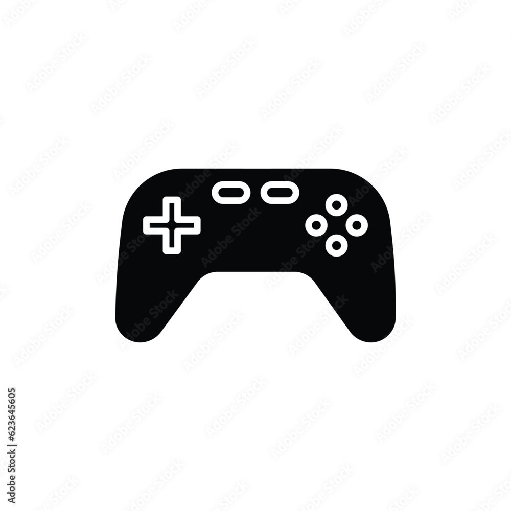 joystick icon. solid icon joystick icon. solid icon