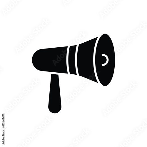 loudspeaker icon. solid icon